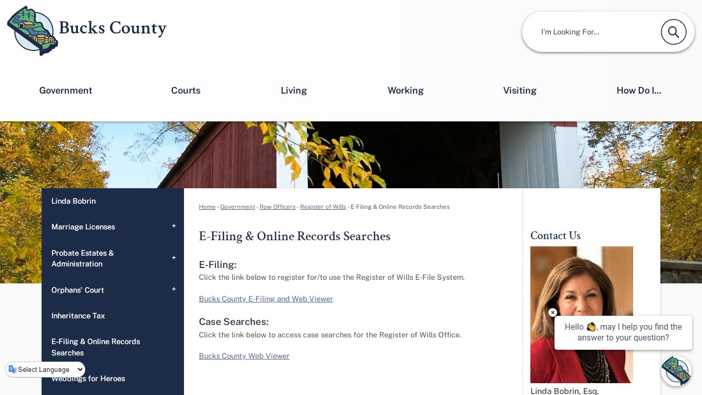 E-Filing & Online Records Searches | Bucks County, PA
